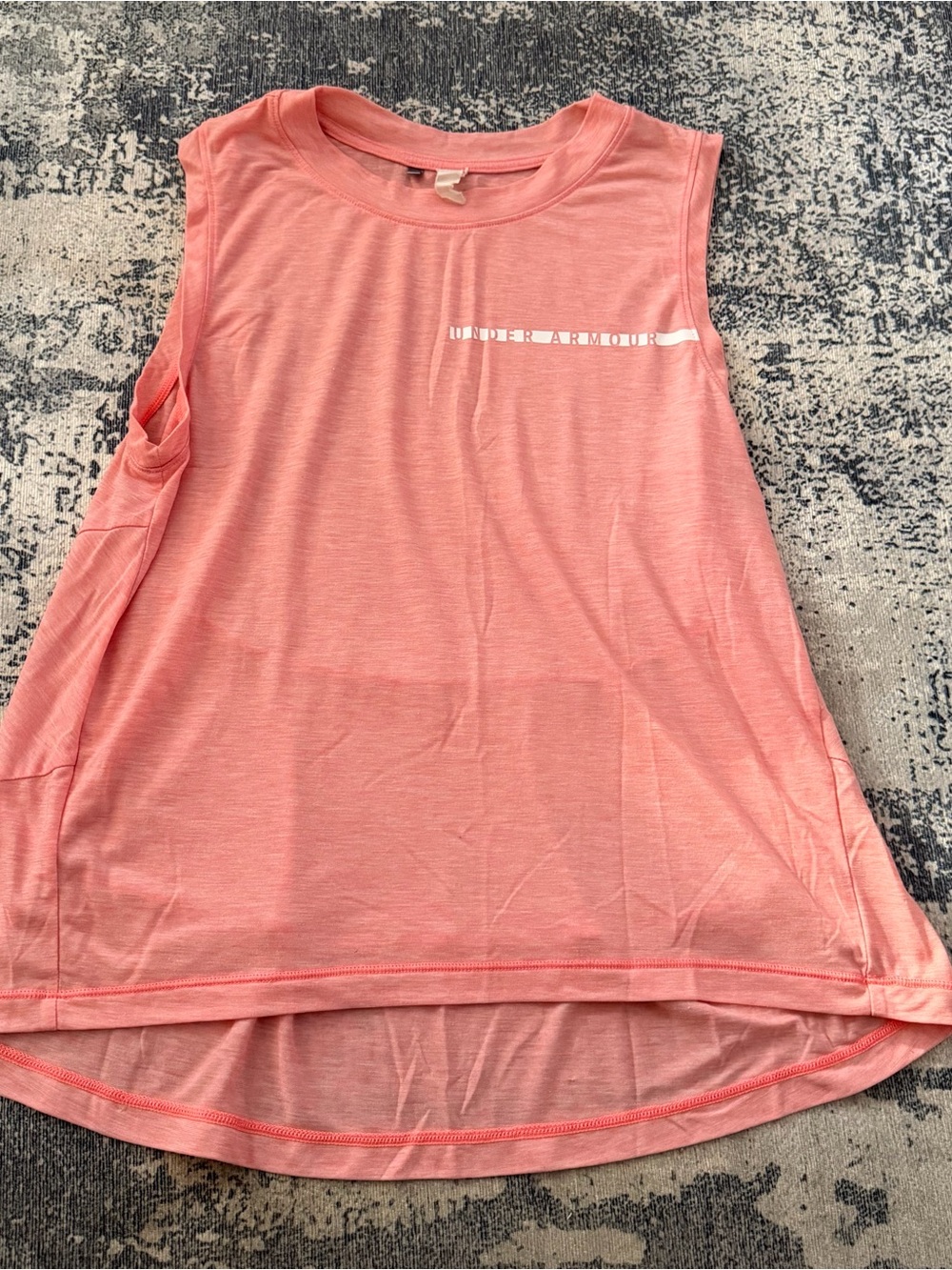 Under Armour Women's Coral Pink Sleeveless Training Tank